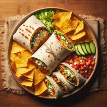 COMBO MEXICANO BURRITO Y TACOS 2 PERSONAS